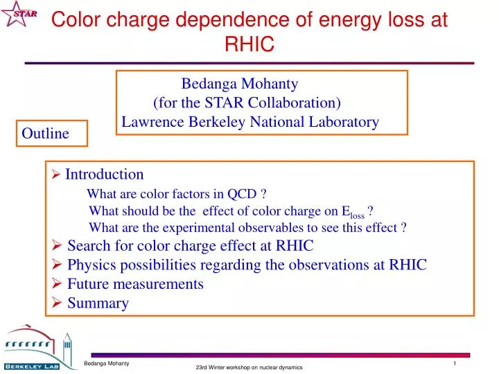 color charge dependence of energy loss at rhic