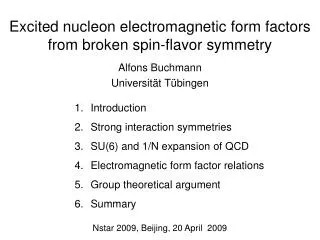 Excited nucleon electromagnetic form factors from broken spin-flavor symmetry