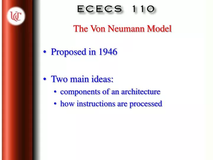 the von neumann model