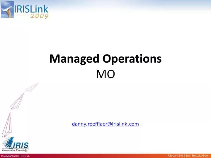 managed operations mo