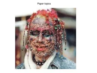 Paper topics