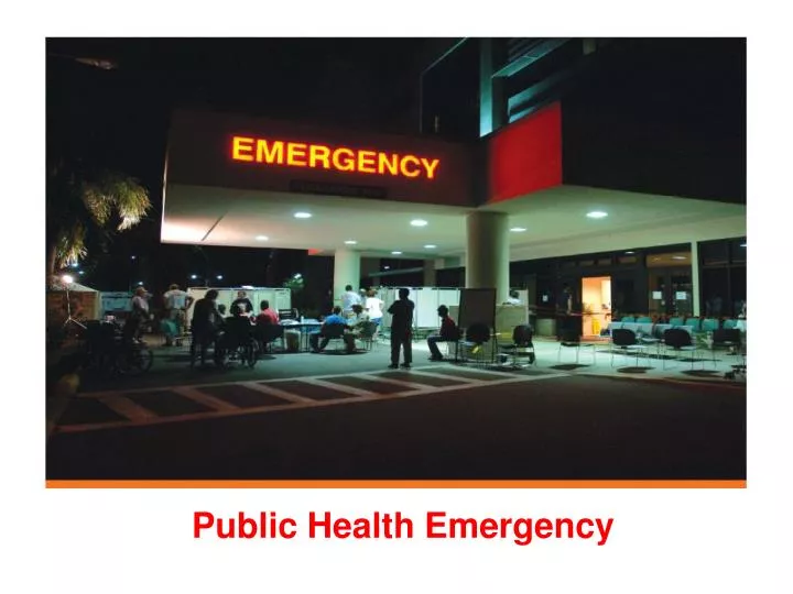 public health emergency