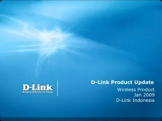 D-Link Product Update
