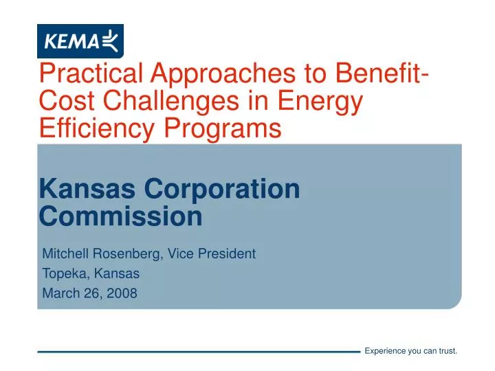 practical approaches to benefit cost challenges in energy efficiency programs