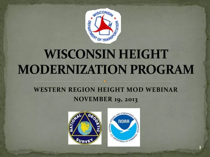 wisconsin height modernization program