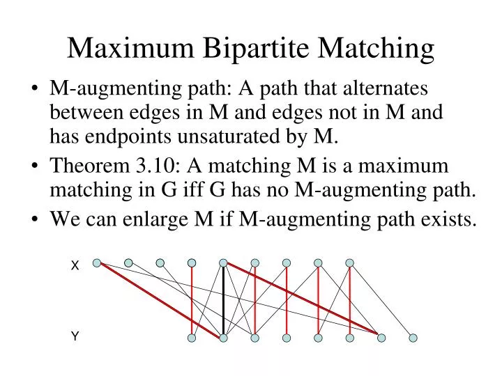 maximum bipartite matching