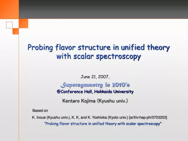 probing flavor structure in unified theory with scalar spectroscopy