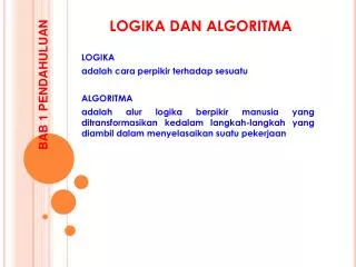 logika dan algoritma