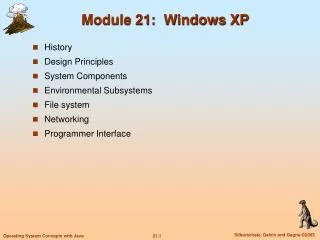 module 21 windows xp