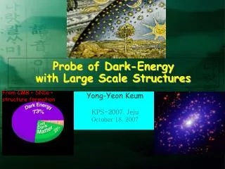 Probe of Dark-Energy with Large Scale Structures