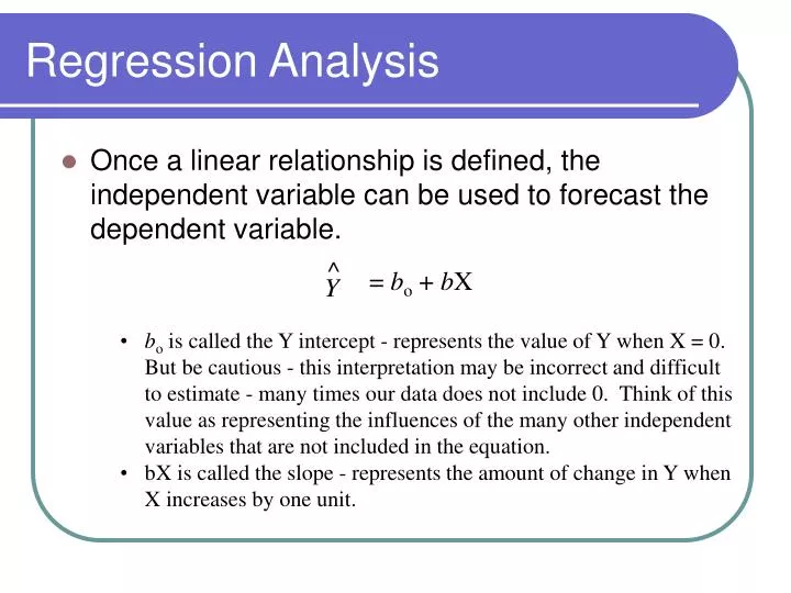 regression analysis