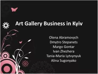 Art Gallery Business in Kyiv