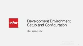 Development Environment Setup and Configuration