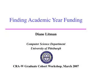 Finding Academic Year Funding