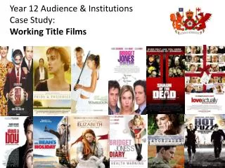 Year 12 Audience &amp; Institutions Case Study: Working Title Films