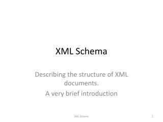 XML Schema