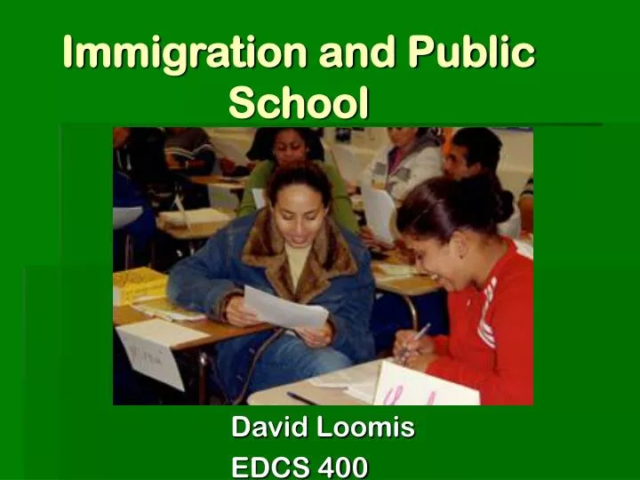 immigration and public school