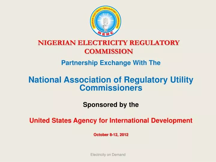 nigerian electricity regulatory commission
