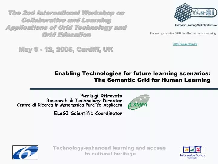 enabling technologies for future learning scenarios the semantic grid for human learning