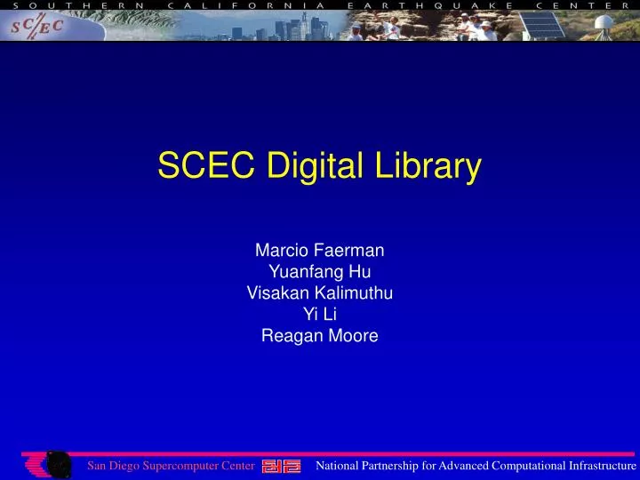 scec digital library