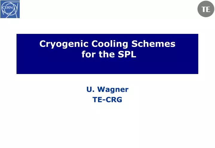 cryogenic cooling schemes for the spl