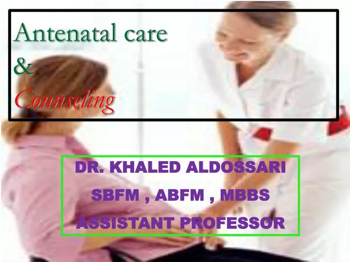 antenatal care counseling