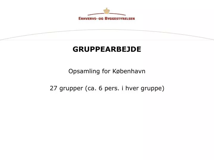 gruppearbejde