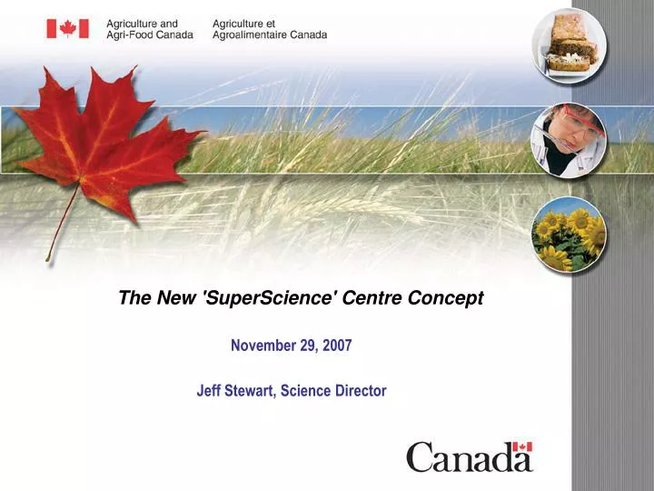 the new superscience centre concept