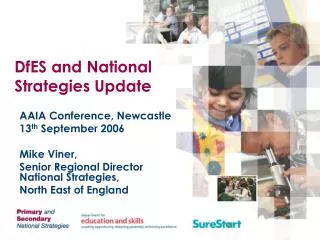 DfES and National Strategies Update
