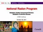 N ational Radon Program - slide 1