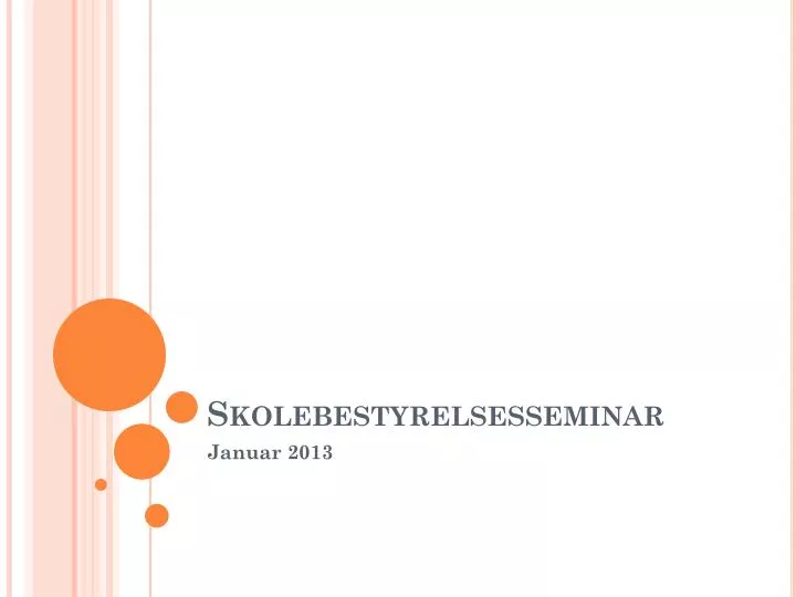 skolebestyrelsesseminar