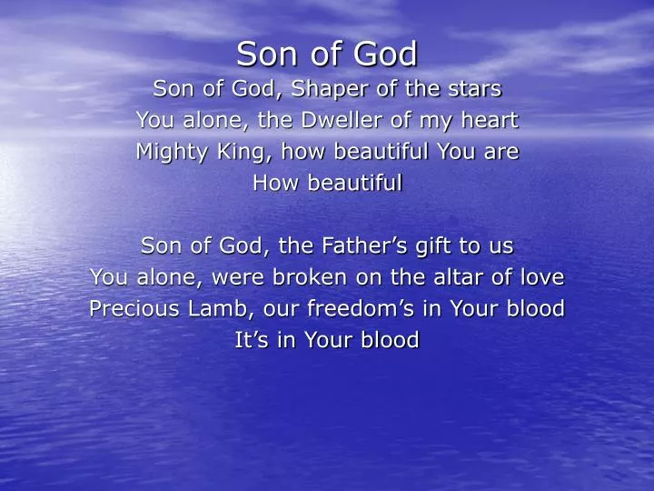 son of god