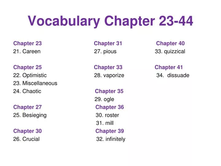 vocabulary chapter 23 44