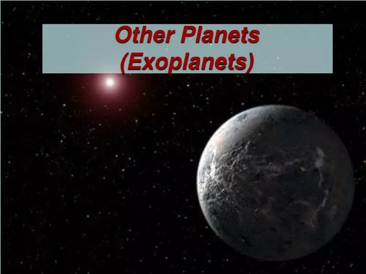 other planets exoplanets