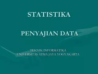 statistika penyajian data