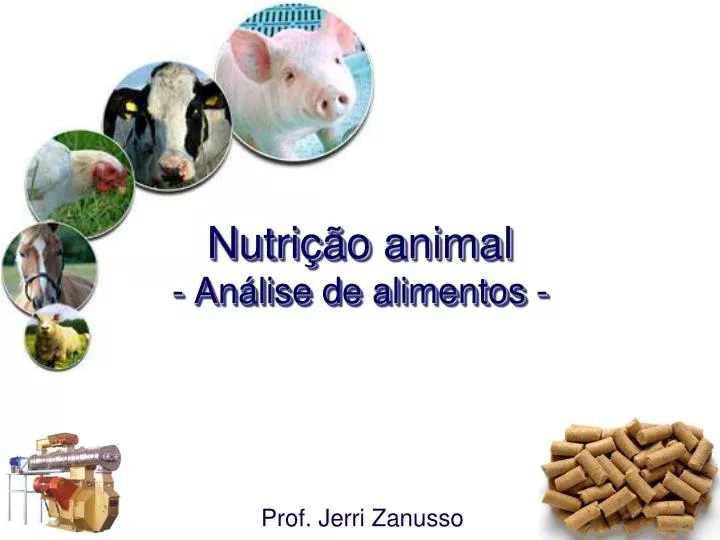 nutri o animal an lise de alimentos
