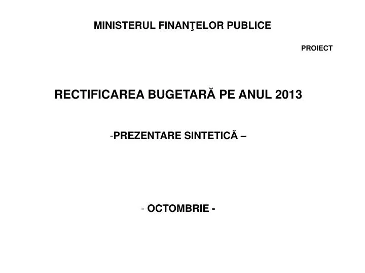 ministerul finan elor publice