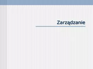 zarz dzanie