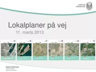 lokalplaner p vej