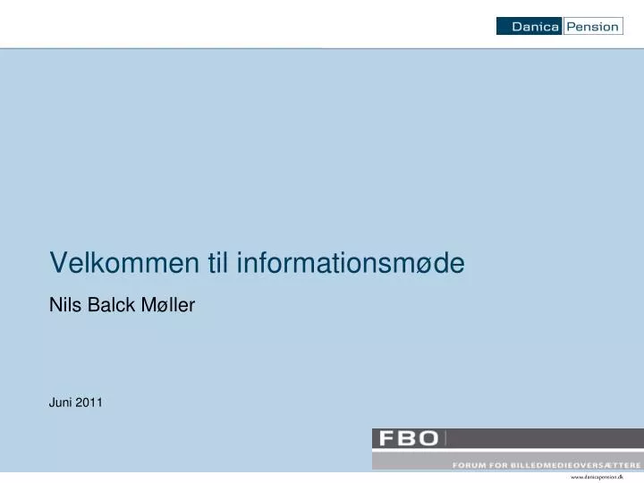 velkommen til informationsm de