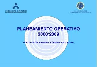 planeamiento operativo 2008 2009