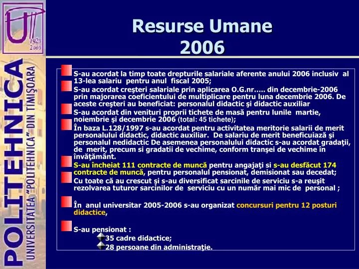 resurse umane 2006
