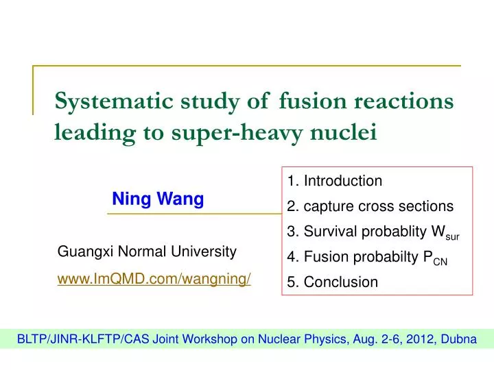 systematic study of fusion reactions leading to super heavy nuclei