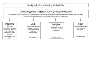 Muligheder for aktivering af din toller