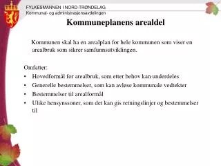 kommuneplanens arealdel