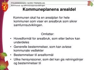 kommuneplanens arealdel