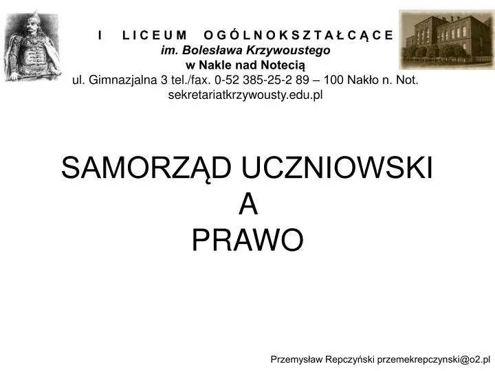 samorz d uczniowski a prawo