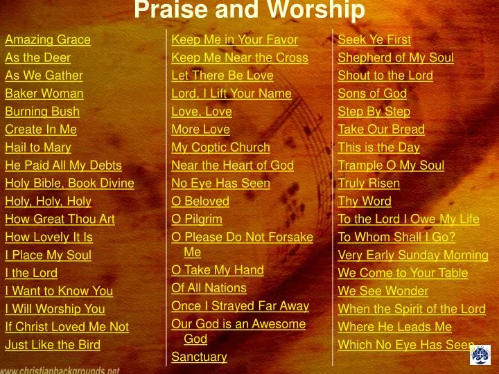 praise and worship