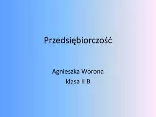 przedsi biorczo