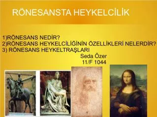 r nesansta heykelc l k